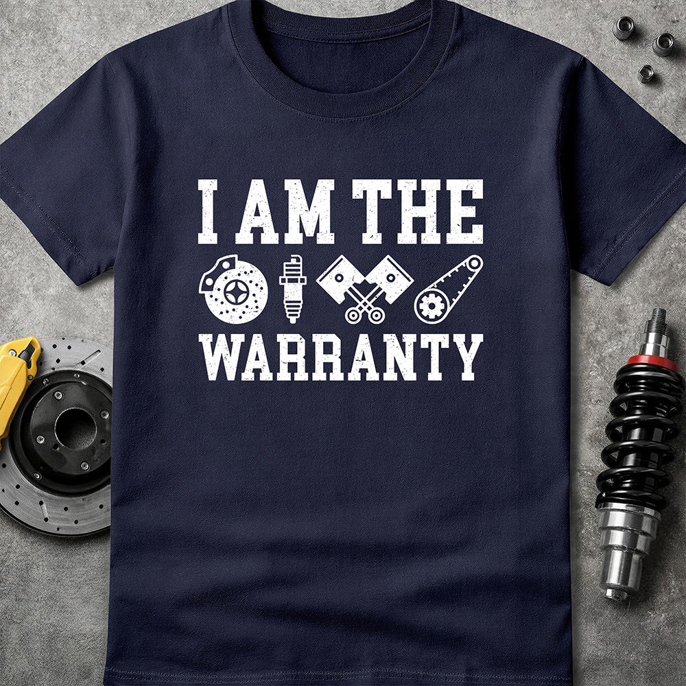 I Am The Warranty - Block Navy