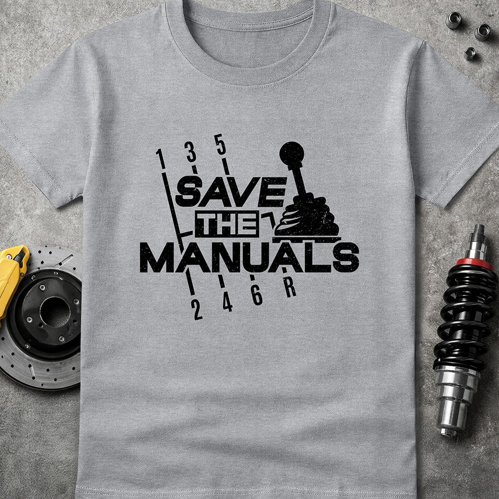 Save The Manuals Sport Grey