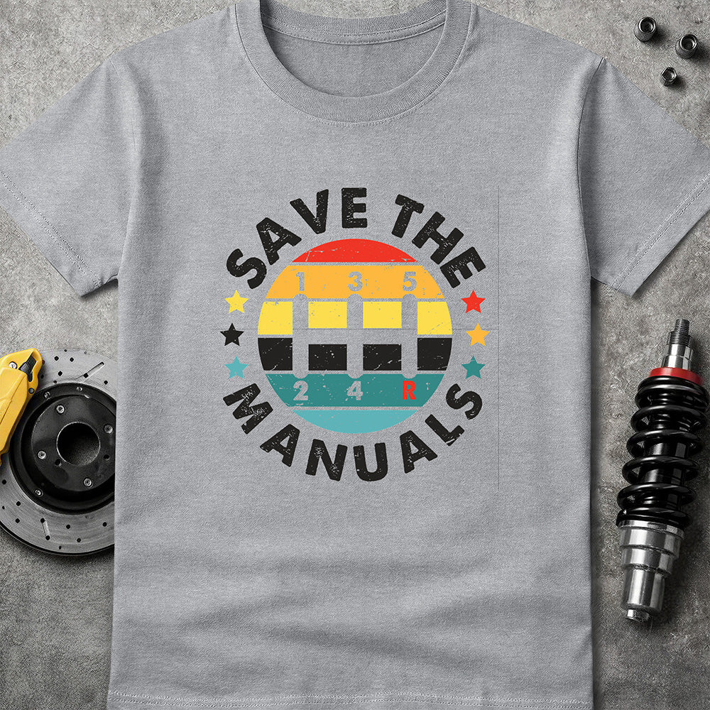 Save The Manuals - Vintage Sport Grey