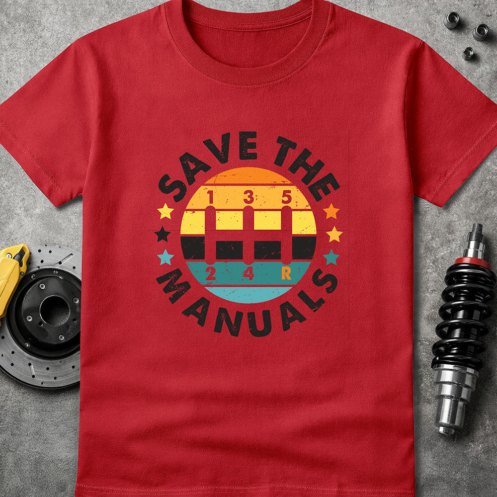 Save The Manuals - Vintage Red