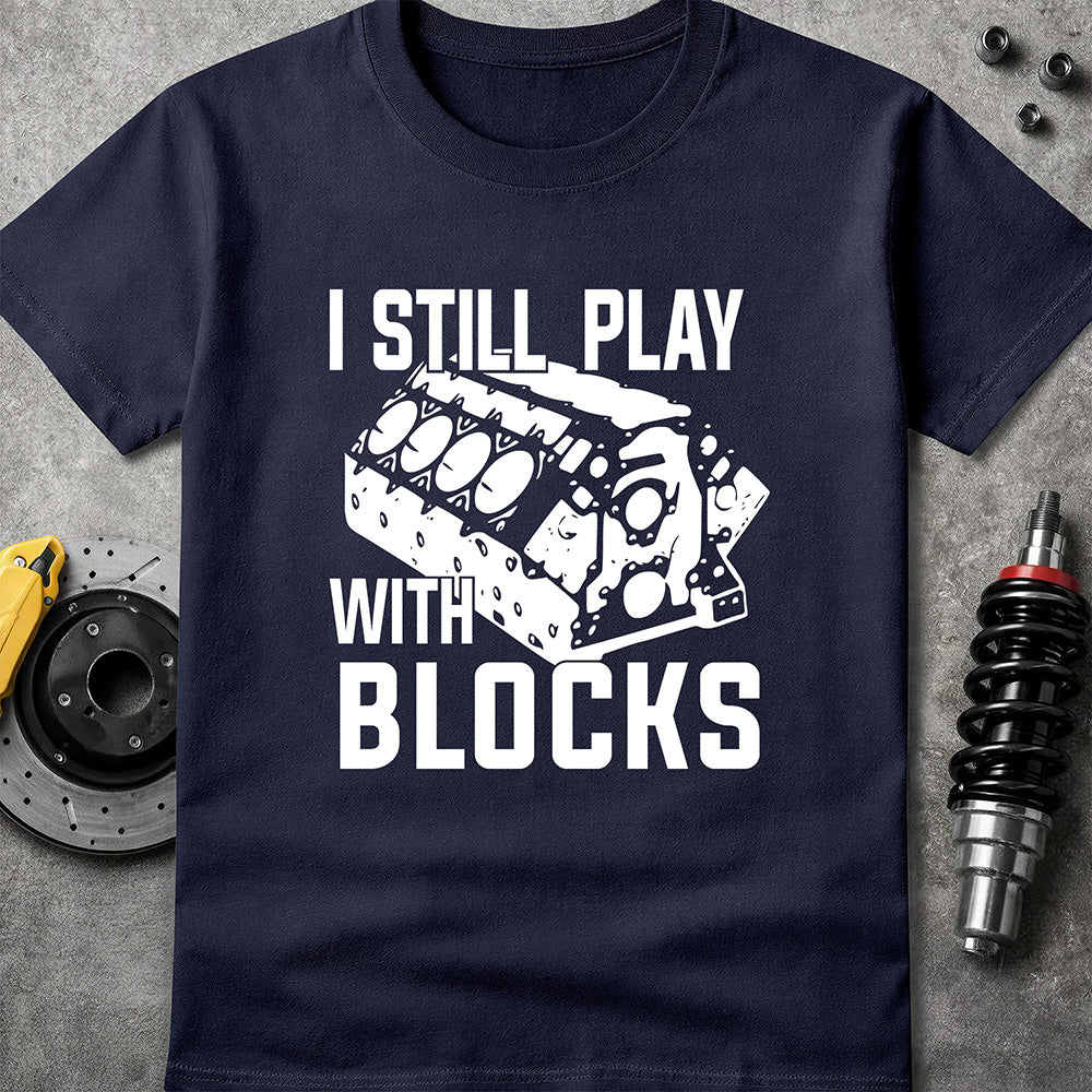 Plays With Blocks Navy