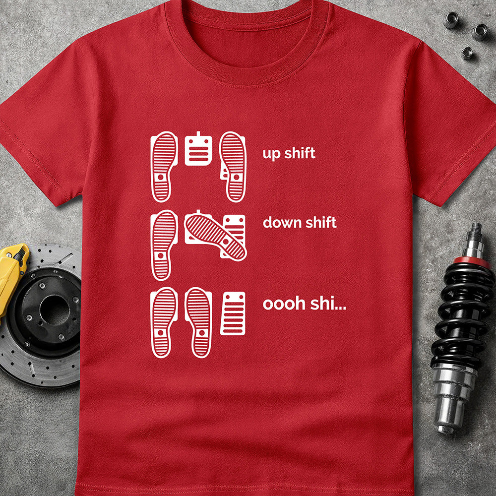 Up Shift Down Shift Red