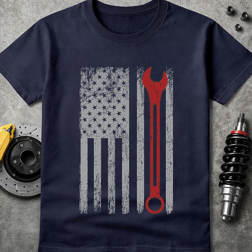 Red Line Wrench Flag