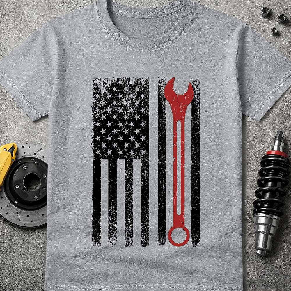 Red Line Wrench Flag