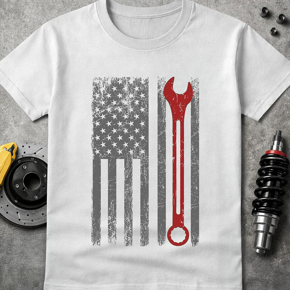 Red Line Wrench Flag